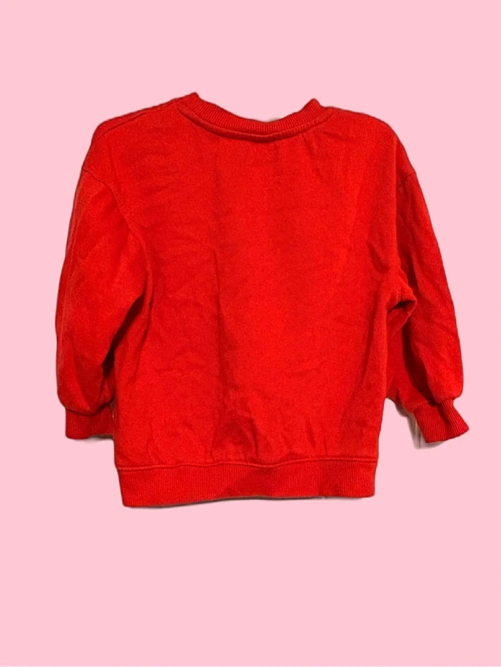 Hello Kitty Red Sweatshirt with Pink Bow Graphic
